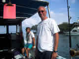Chris Mack on Scuba Boat Hawaii 2002